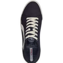 s. Oliver Herren Sneaker Schnürschuh Textil schwarz S14 5-13613-42