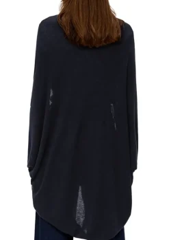 S.Oliver Indoor-Poncho mit Strickmuster grün, blau S14 2134252