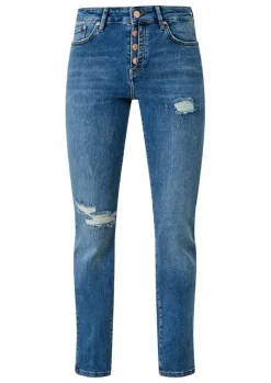 s.Oliver Jeans Slim-leg used Look blau S21 2113737
