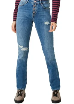 s.Oliver Jeans Slim-leg used Look blau S21 2113737