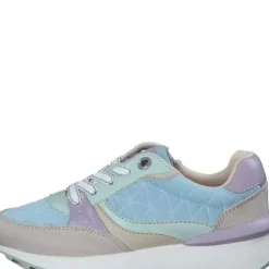 s.Oliver Kinder Sneaker Schnürschuh soft blue comb S13  5-5-43228-30