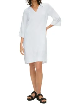 s.Oliver Kleid aus Leinen-Viskose-Mix mit Taschen S14 2147079