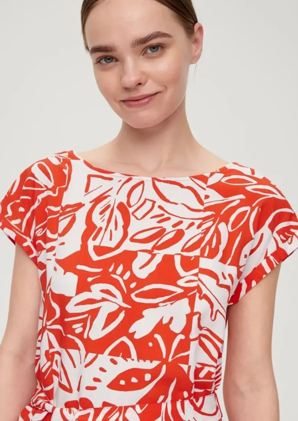 s.Oliver Kleid mit Bindeband aus Viskose S13 2131810