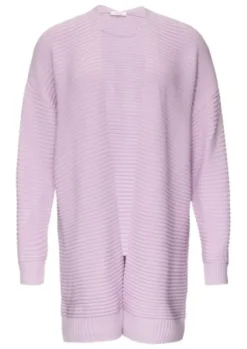 s.Oliver Kuscheling-weiche Strickjacke Damen lila&blue S24 2154766