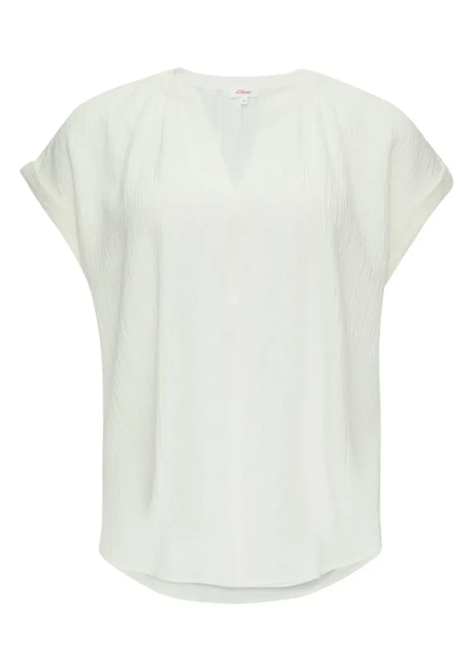 s.Oliver Locker geschnittene Bluse mit Struktur S14 2152040