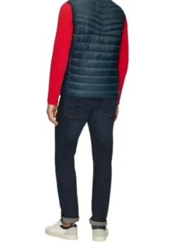 s.Oliver Outdoor-Weste Herren blue&black S24 2150251