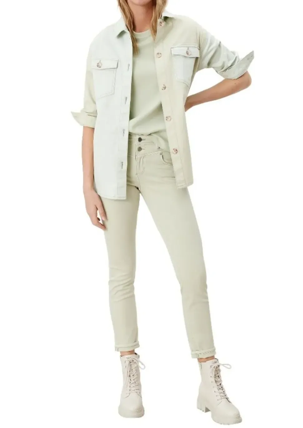 s.Oliver Overshirt im Two-Tone-Look hellgrün S12 2109817