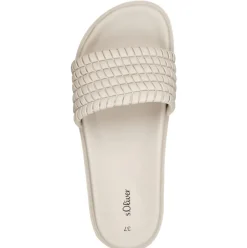 s.Oliver Pantolette beige S14 5-27204-42