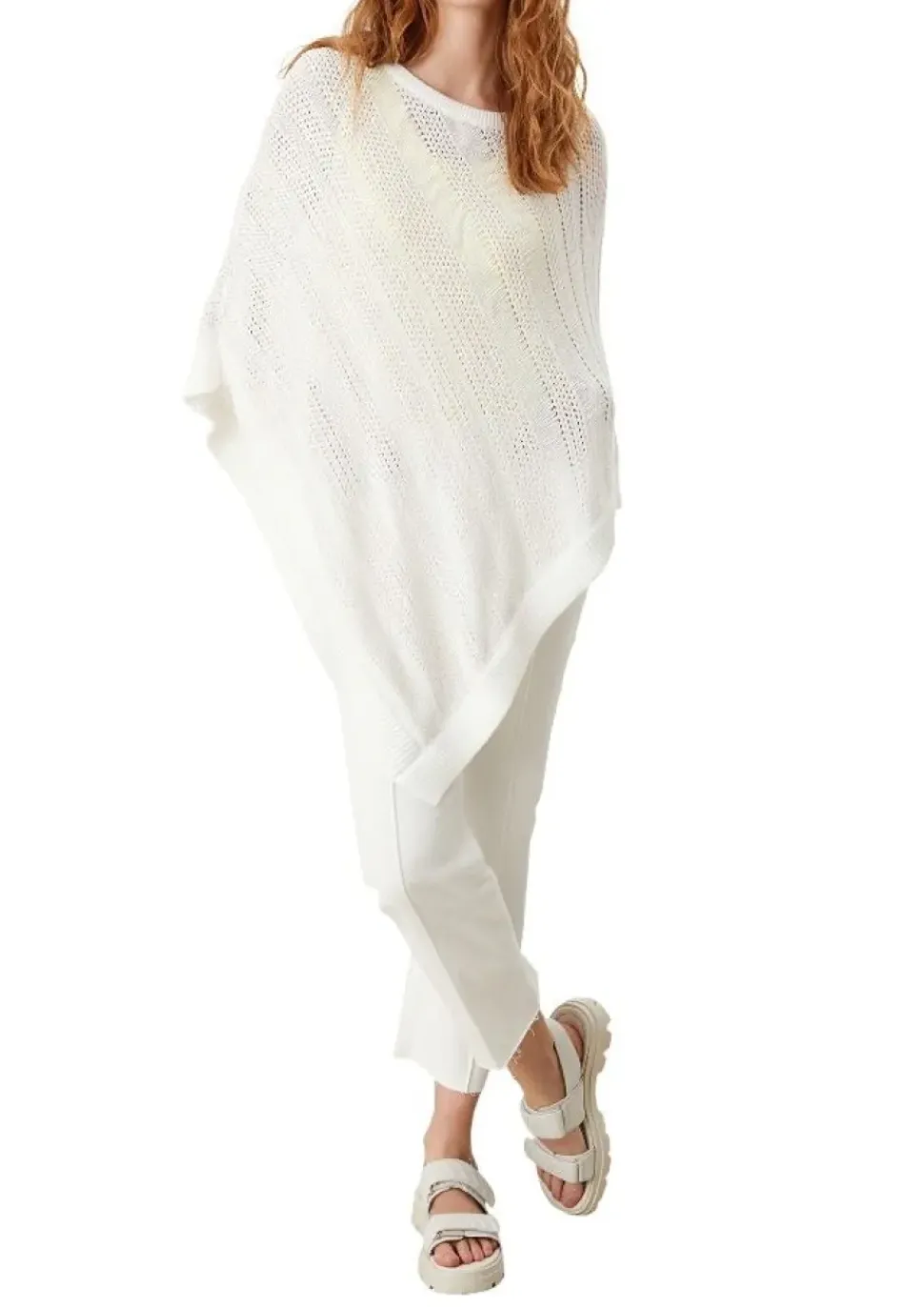 s.Oliver Poncho aus Ajourstrick S12 2116283