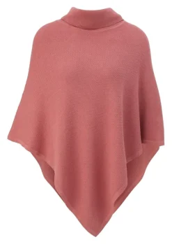 S.Oliver Poncho aus Viskose-Baumwoll-Mix orange, grün S23 2135651