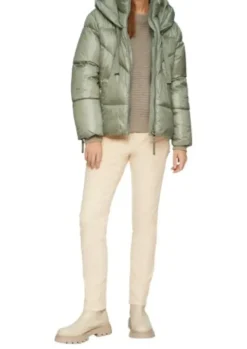 s.Oliver Puffferjacke Damen grün&weiß S24 2156380