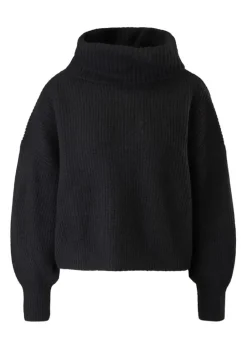 s.Oliver Pullover Rippstruktur Rollkragen weiß,orange, grün, schwarz S22 2120703