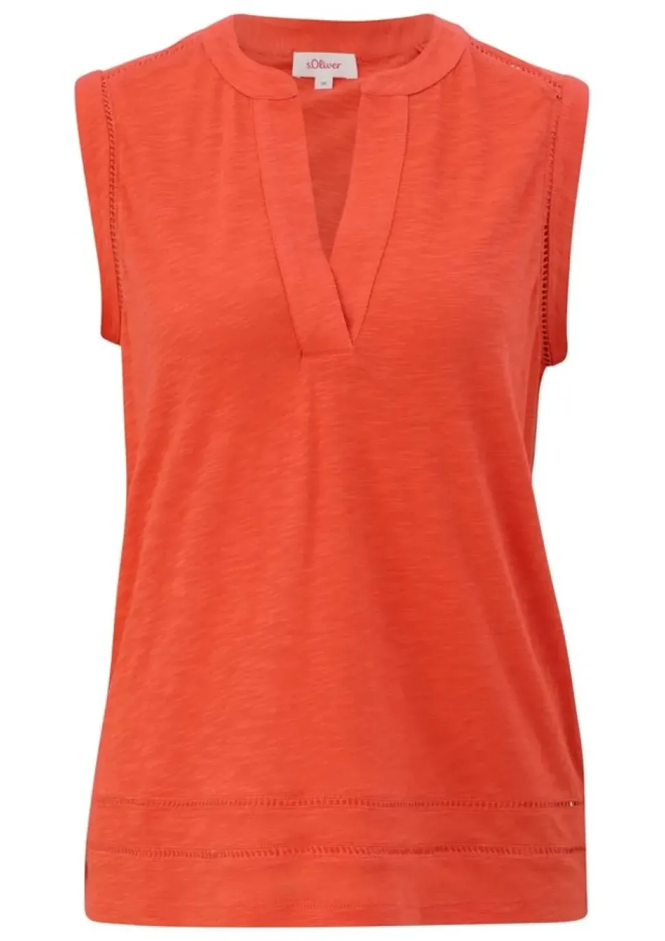 s.Oliver Relaxed Fit T - Shirt mit Lochstickerei S14 2144785