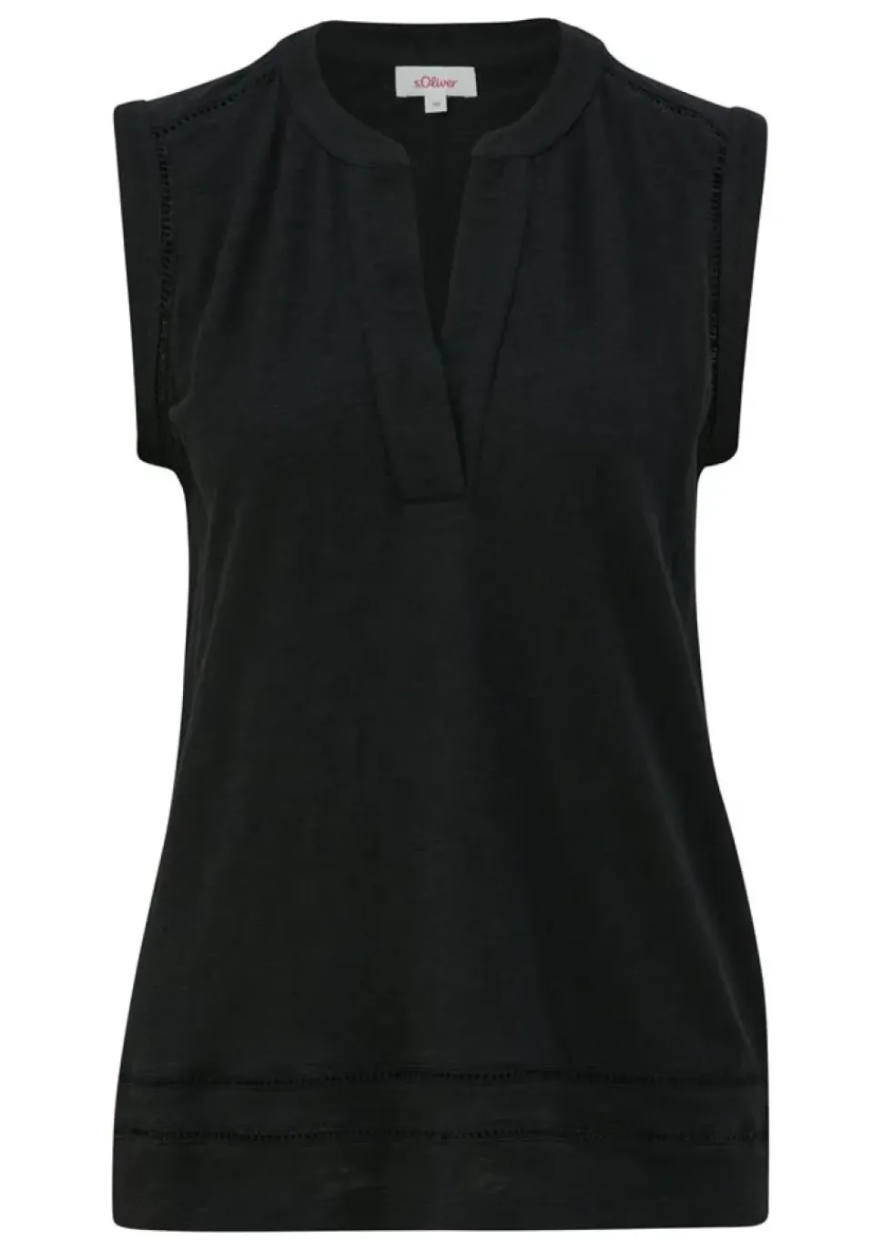 s.Oliver Relaxed Fit T - Shirt mit Lochstickerei S14 2144785
