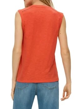 s.Oliver Relaxed Fit T - Shirt mit Lochstickerei S14 2144785