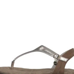 s.Oliver Schuhe Damen Sandale schwarz, grau S13 5-5-28136-20