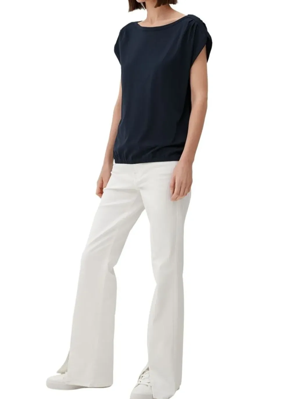 s.Oliver Shirt mit U-Boot-Ausschnitt pink, blau, grün, schwarz S13 2132634
