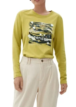 s.Oliver Shirt  Print-Longsleeve mit 3/4-Ärmeln 2122515