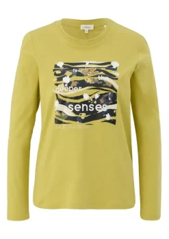 s.Oliver Shirt  Print-Longsleeve mit 3/4-Ärmeln 2122515