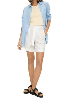 s.Oliver Shorts Leinenmix mit Guertel S14 2146168