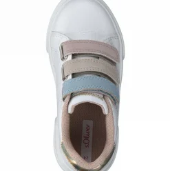 s.Oliver Sneaker Kinder Mädchen Klettverschluss weiß S12 5-5-34201-28