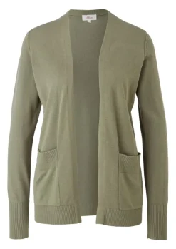 s.Oliver Strickjacke aus Viskosemix grau S22 2112223