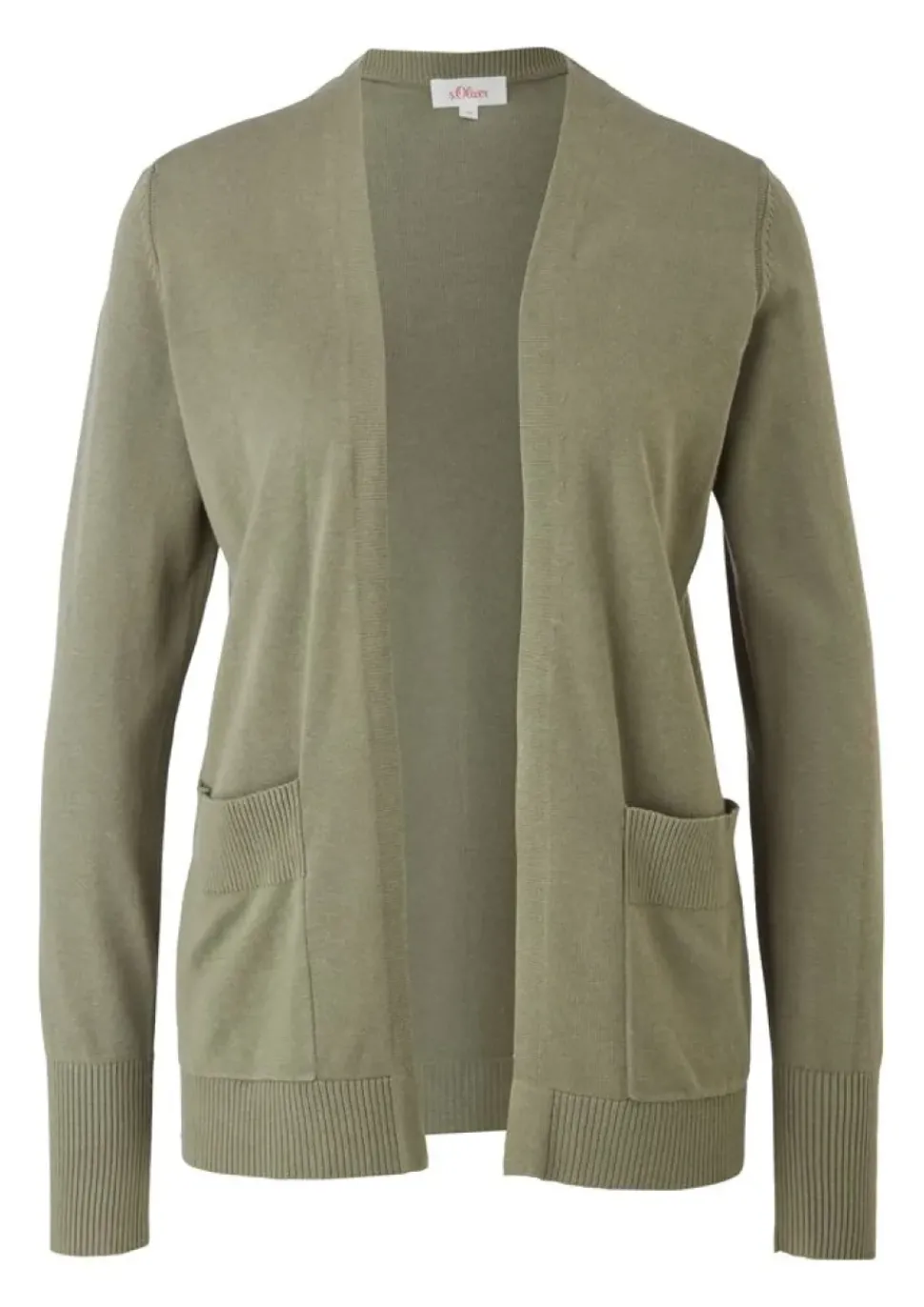 s.Oliver Strickjacke aus Viskosemix grau S22 2112223