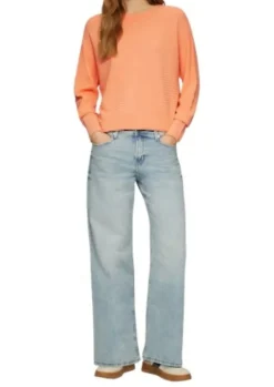 s.Oliver Strickpullover orange&grün S24 2159911