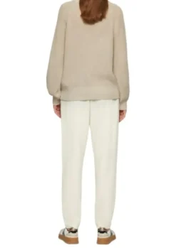 s.Oliver Trickpullover Damen grün&beige S25 2157227