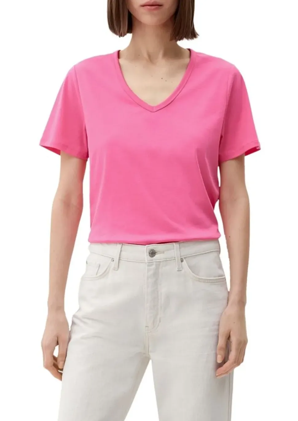 s.Oliver T-Shirt aus Baumwolljersey rosa, blau, grün S13 2135223