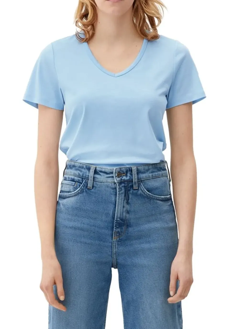 s.Oliver T-Shirt aus Baumwolljersey rosa, blau, grün S13 2135223