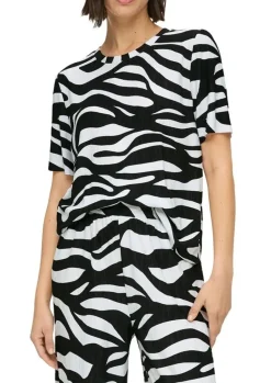 s.Oliver T - Shirt strukturiert mit offenem Saum S14 2146462