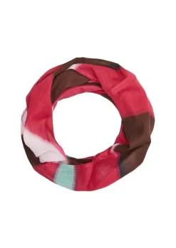 s.Oliver Tuch Loop Baumwolle gemustert rot, blau S12 2117783