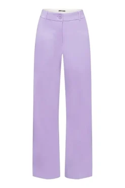 SPORTY PUNTO Mix & Match Hose mit geradem Bein, high rise, lila, schwarz  991EO1B304