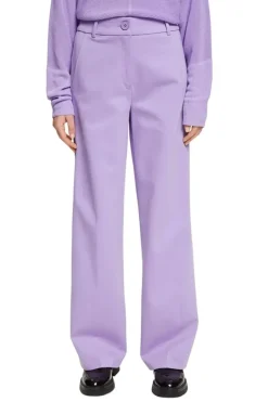 SPORTY PUNTO Mix & Match Hose mit geradem Bein, high rise, lila, schwarz  991EO1B304
