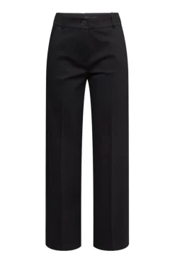 SPORTY PUNTO Mix & Match Hose mit geradem Bein, high rise, lila, schwarz  991EO1B304