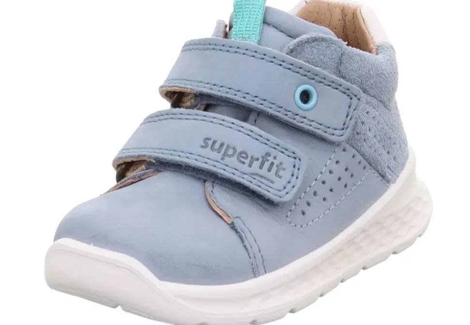 superfit BREEZE Lauflerner blau/hellblau Sneaker low mit Klettverschluss S13 1-000374-8000