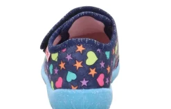 superfit Hausschuh Spotty blau bunt 1-009246-8090
