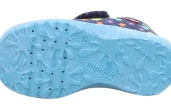 superfit Hausschuh Spotty blau bunt 1-009246-8090