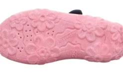superfit Kinder Hausschuh BONNY Klettverschluss DUNKELBLAU EINHÖRNER 1-800283-8090
