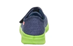 superfit Kinder Hausschuh BOBBY Klettverschluss BLAU/GRÜN 1-800266-8000