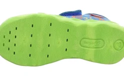 superfit Kinder Hausschuh BUBBLE Klettverschluss BLAU 1-006273-8000