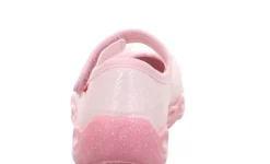 superfit Kinder Hausschuh BUBBLE Klettverschluss ROSA/WEIß 1-006271-5540