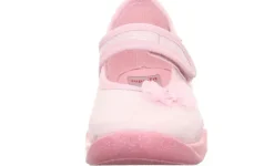 superfit Kinder Hausschuh BUBBLE Klettverschluss ROSA/WEIß 1-006271-5540