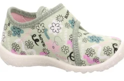 superfit Kinder Hausschuhe SPOTTY Klettverschluss HELLGRÜN 1-009246-7530