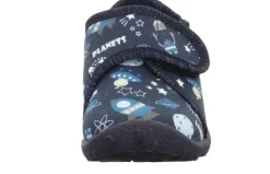 superfit Kinder Hausschuh SPOTTY Klettverschluss DUNKELBLAU 1-009246-8120