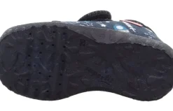 superfit Kinder Hausschuh SPOTTY Klettverschluss DUNKELBLAU 1-009246-8120