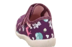 superfit Kinder Hausschuh SPOTTY Klettverschluss ROT/MEHRFARBIG 1-009246-5000