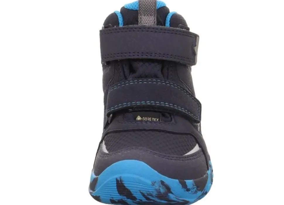 superfit Kinder Winterschuh TRACE Fleecefutter GORETEX Klettverschluss BLAU/TÜRKIS 1-006033-8000