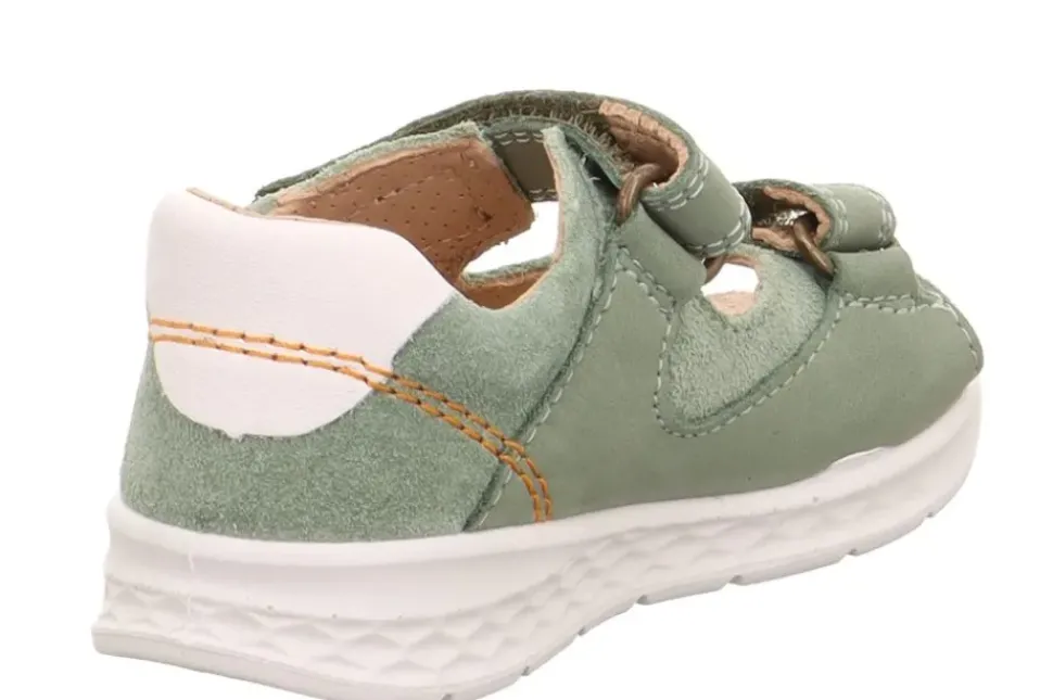 superfit LAGOON Sandale mit Klettverschluss hellgrün/orange S13 1-000510-7500